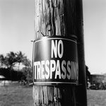 No trespassing