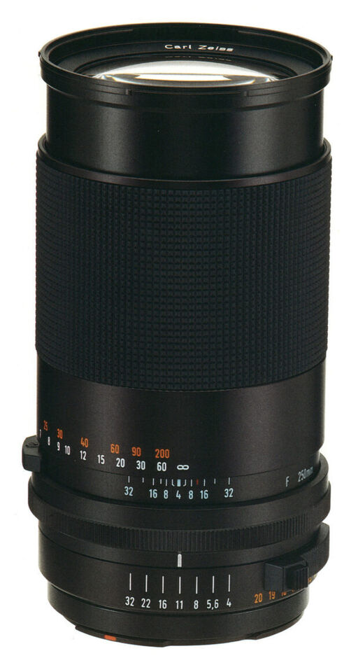 ハッセルブラッド  Tele-Tessar 250mm F4 T* Hasselblad Zeiss 250mm f4 Tele-Tessar T* F Lens (for focal