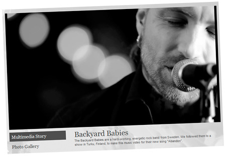 Nikon D3s Bakom Backyard Babies Video Fotosidan