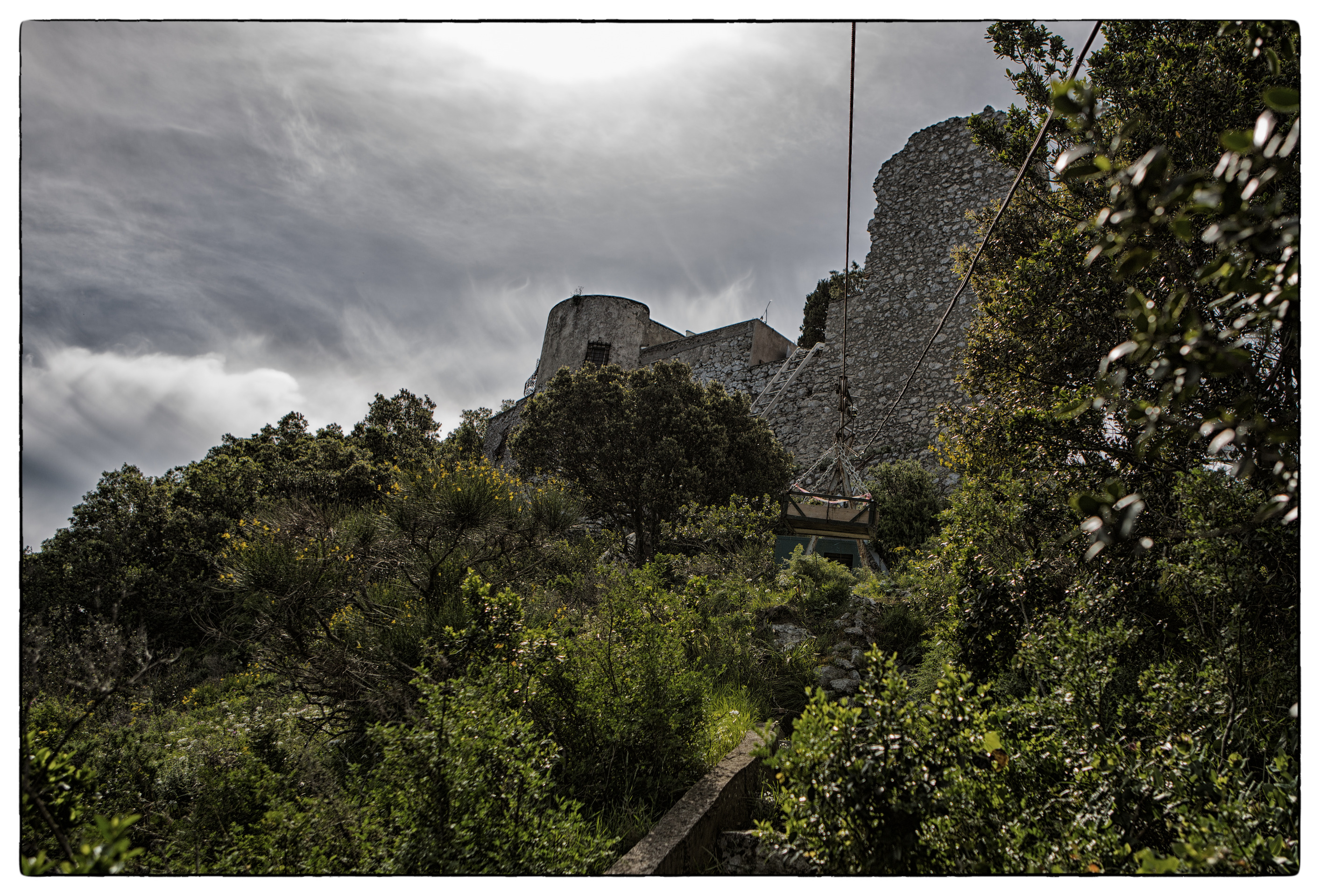 Castello Barbarossa en fin utsiktspunkt på Capri - Fotosidan