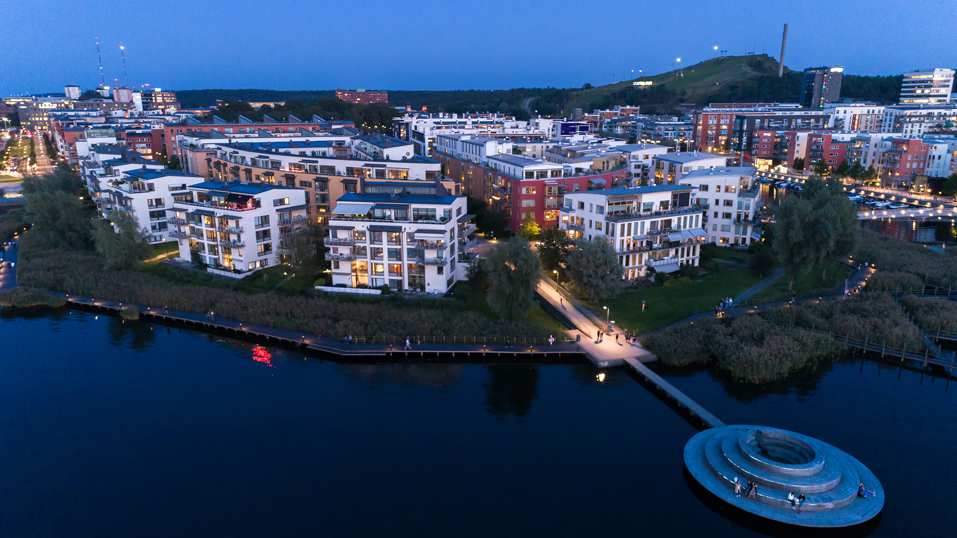Hammarby Sjöstad från ovan - Fotosidan