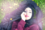romantik hijab girl