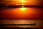 Solnedgång Östersjön
