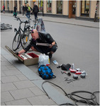 Cyklar och dragspel renoveras.