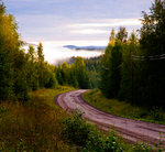 Vägen mellan Grängshammar och Ulfshyttan