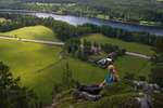 Wanderer Above a Sea of Green