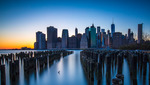 Solnedg&aring;ng &ouml;ver Manhattan