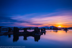 Myvatn-ancient rocks on silent water