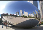 Chicago monument mirror