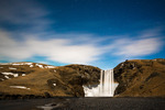 Skogafoss at night