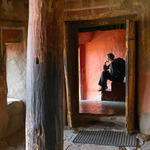 Ladakh, svalka i templen