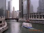 Båt på Chicago river