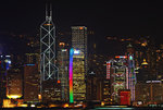 Hong Kong Island at night