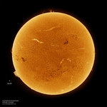 Närbild av solen
