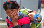 Vandring runt helgedom, Lhasa Tibet