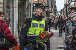 Efter attentatet på Drottninggatan.