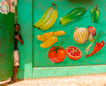 Boy Likes Vegetables In Bamako