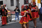 Karnevalståg i Quito