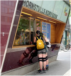 Lite protein efter gatuloppet.