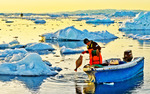 Greenland halibut fisherman