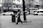 Man walking on the street