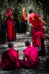 Lhasas klappande munkar