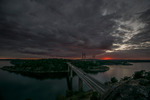 Tjörnbron en Höstkväll