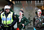 Polis möter Clown