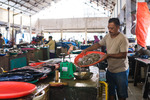 På en fiskmarknad