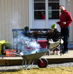 Grillar i skottkärran