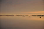 Tidig morgon i skärgården.