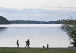 I gryningen på midsommardagen