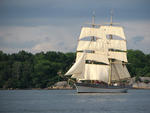 Briggen Tre Kronor på smygträning inför jungfruturen 25.7.2007