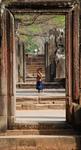 Pojke i Angkor Wat