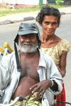 Ett par i Negombo, Sri Lanka