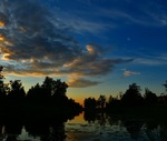 Sensommarkväll i Småland