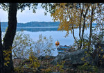 Höstdag vid Vallentunasjön