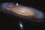 The great galaxy in Andromeda