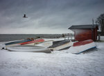 Strand i vintervila