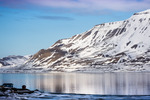 Longyearbyens hamn i Adventfjorden