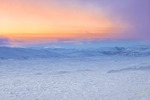 Solnedgång i polaröken, Norge