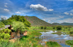 Lodge by the waterhole