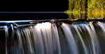 Water Floating Over The Silent Edge