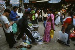 Försäljare på gatan i Kathmandu