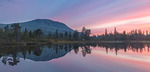 Solnedgång vid Gaustatoppen