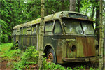 Den gamla skolbussen ..