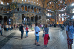 Turister i Hagia Sofia