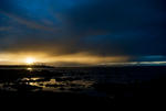 Solnedgång över St Andrews