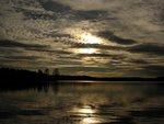 Solnedg&aring;ng &ouml;ver R&ouml;rsj&ouml;n