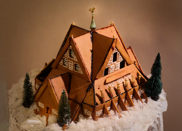 Kiruna kyrka som pepparkakshus